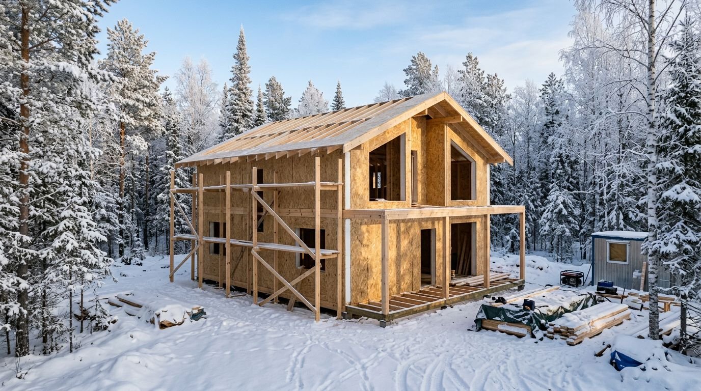 SIP-панели в сибирском климате: мифы и реальность