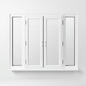 Окно ПВХ двухстворчатое 1300×1400
